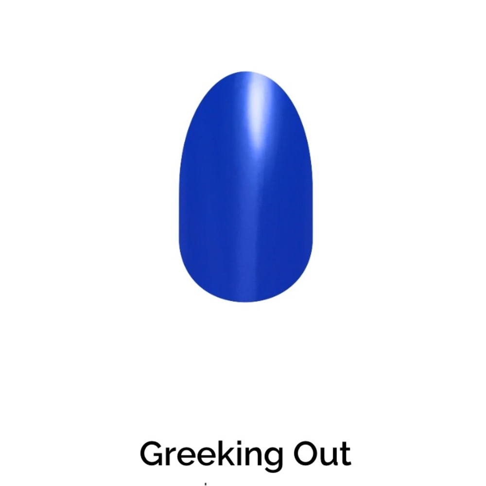 NWT Color Street “Greeking Out” Blue Nail Polish Stickers